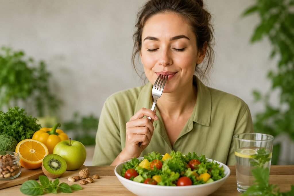 Paladar influencia a alimentação